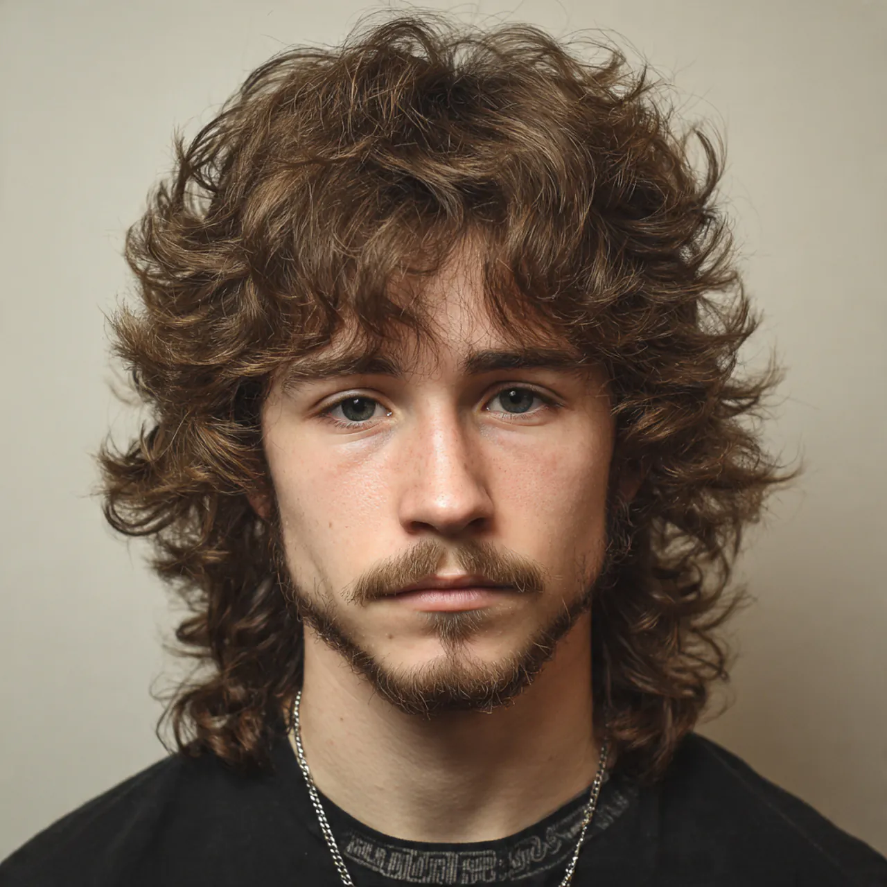 shaggy wolf cut men