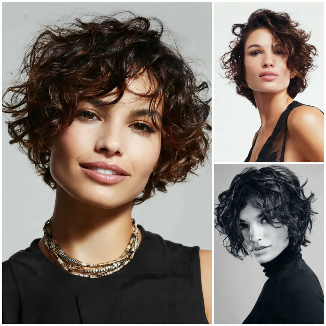 short curly bob hairstyle