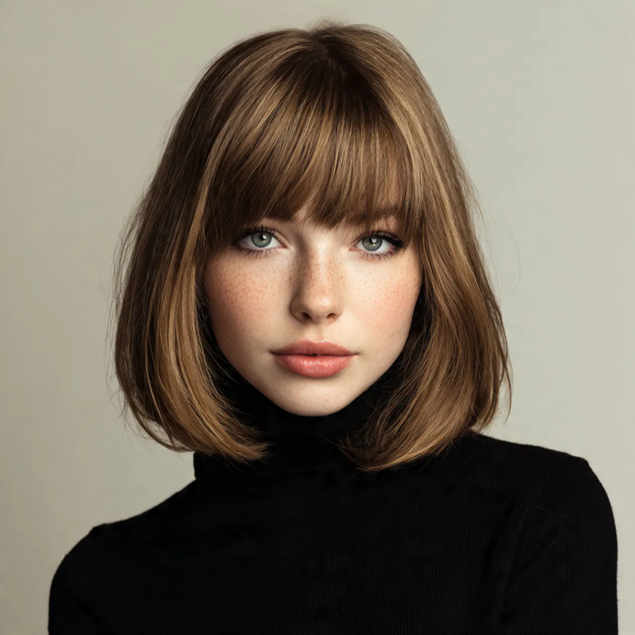 Curtain Bangs Straight Hair: 16 Sleek Style Ideas 12 short curtain bangs with straight hairstyle single