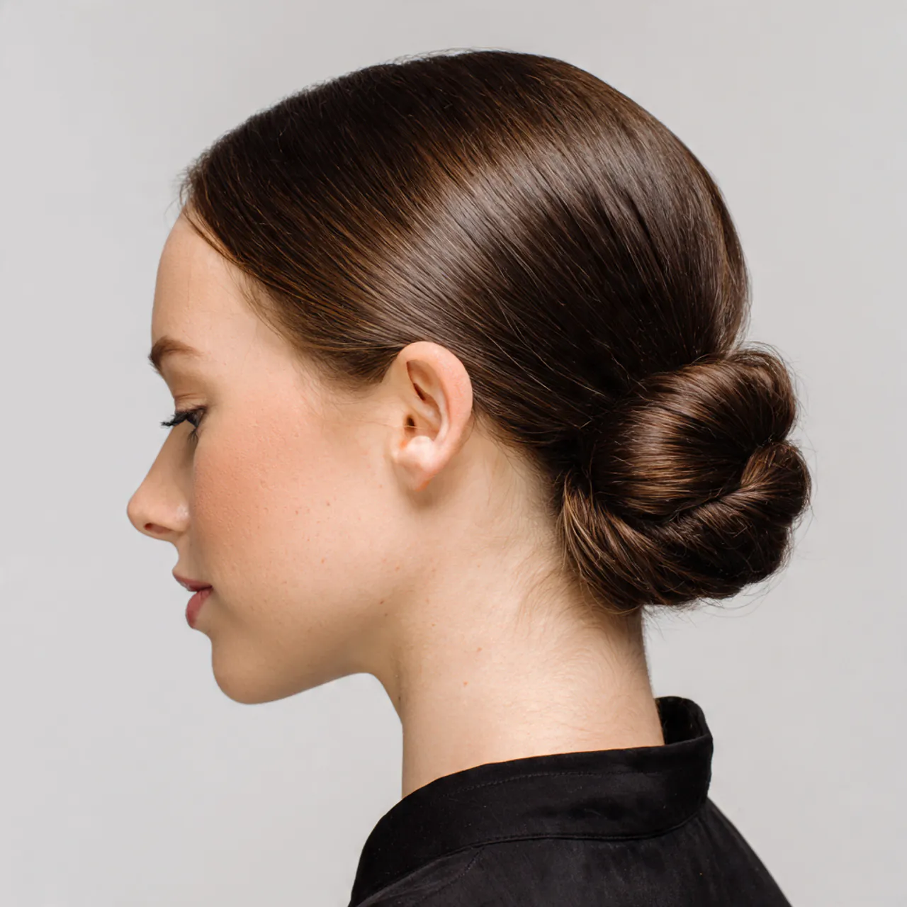 15 Trending Hairstyles for School Easy and Cute Daily Looks 6 sleek low bun hairstyle for school easy and neat s