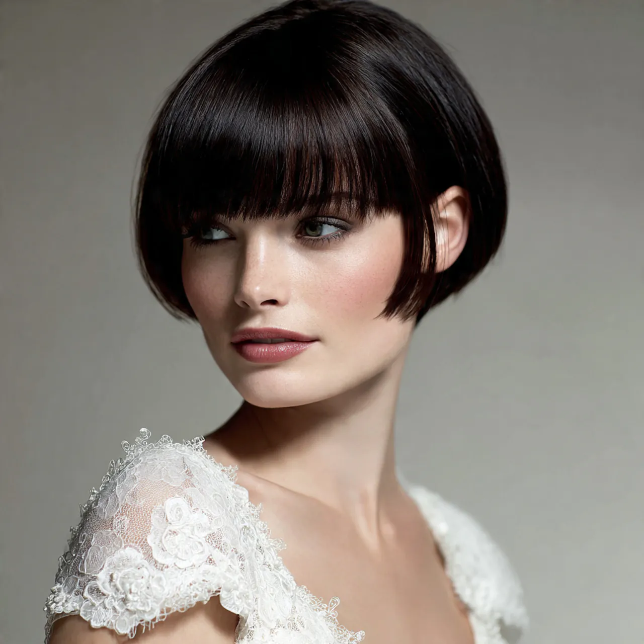 13 Trending Wedding Hairstyles for Short Hair: Elegant Ideas 7 sleek straight wedding hairstyles for short hair
