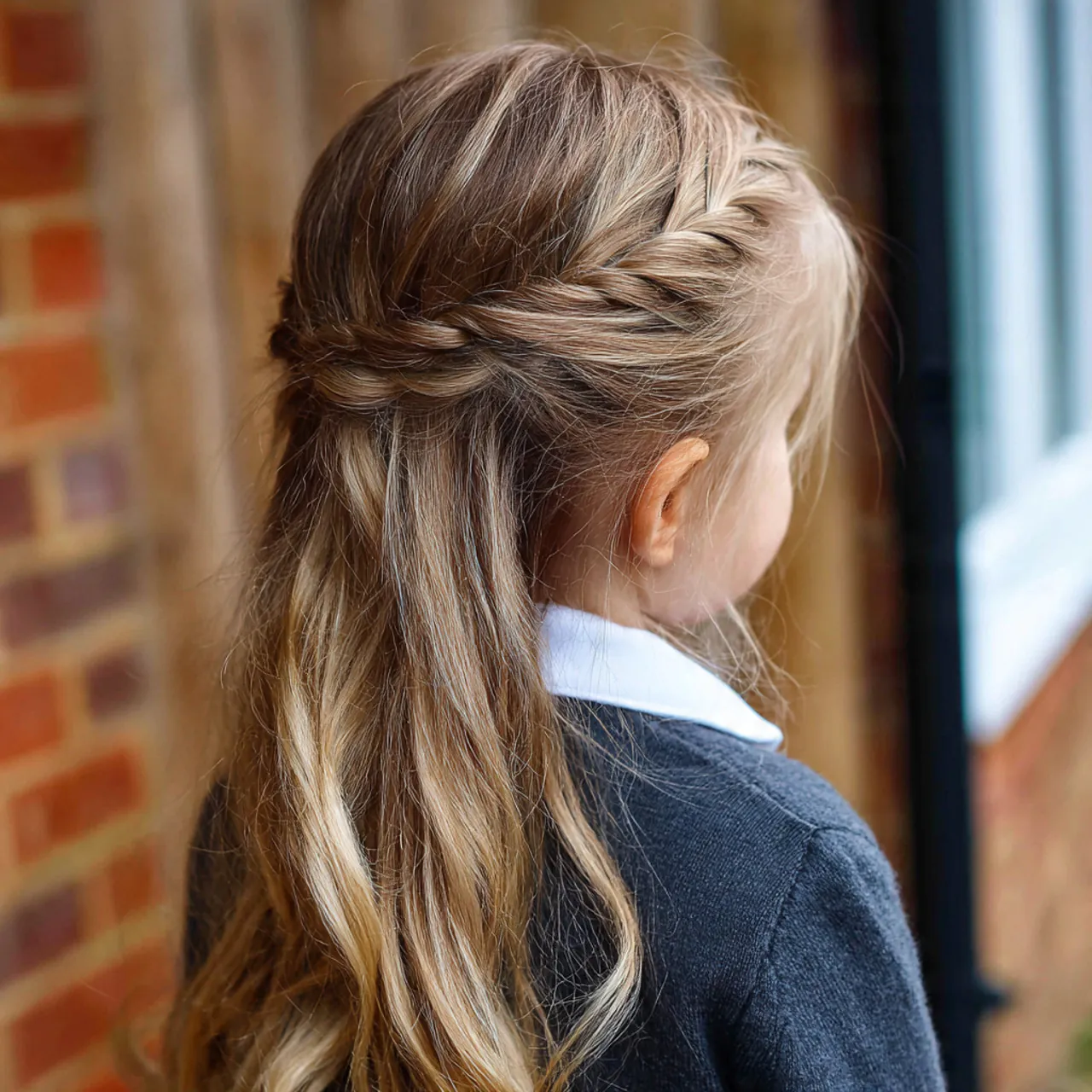 15 Trending Cute School Hairstyles for Effortless Daily Style 11 twisted crown cute school hairstyle on a young gir