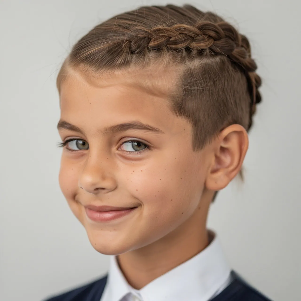 Hairstyles for Short Hair for School: 15 Trendy Ideas that You’ll Love 14 Half Braided Hairstyles for Short Hair for School