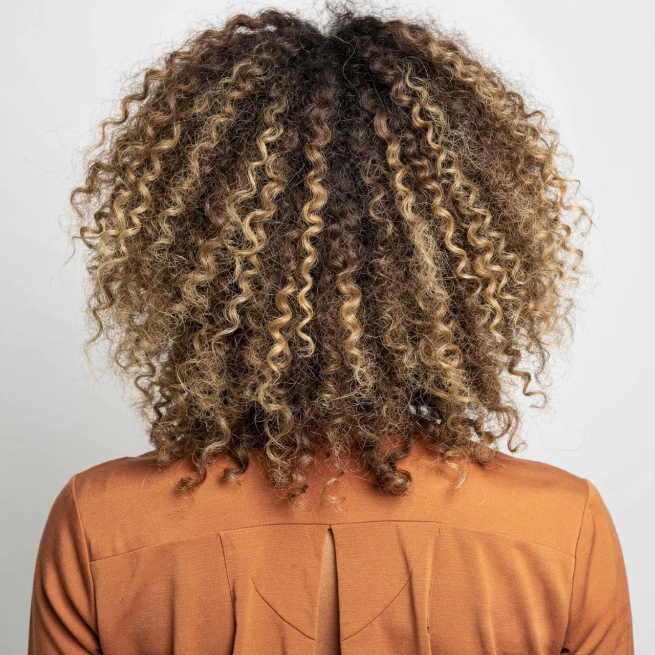 Highlighted Natural Hairstyles for Short Hair