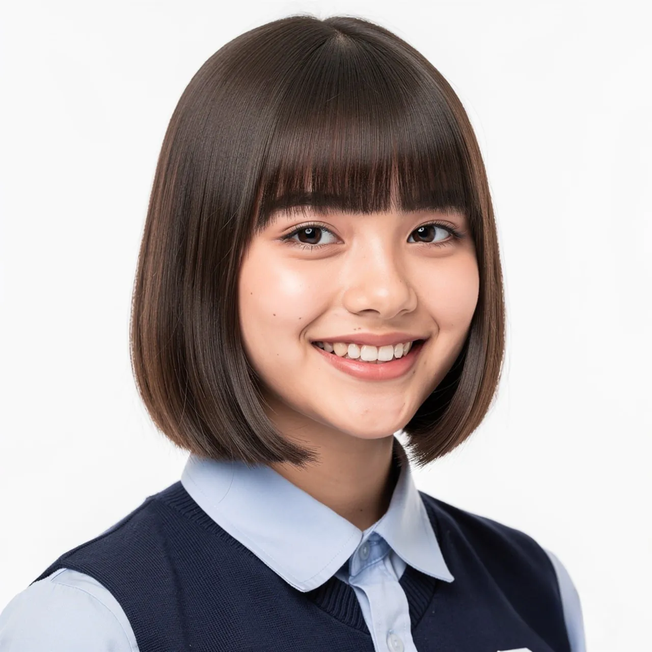 Hairstyles for Short Hair for School: 15 Trendy Ideas that You’ll Love 7 a straight bob hairstyle for short hair suitable f