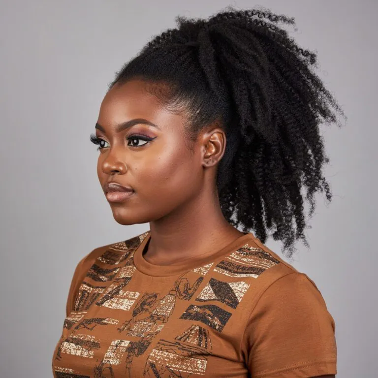 Ponytail Hairstyles Natural Hair: 15 Trendy Ideas that You'll Love 6 ponytail hairstyles natural hair