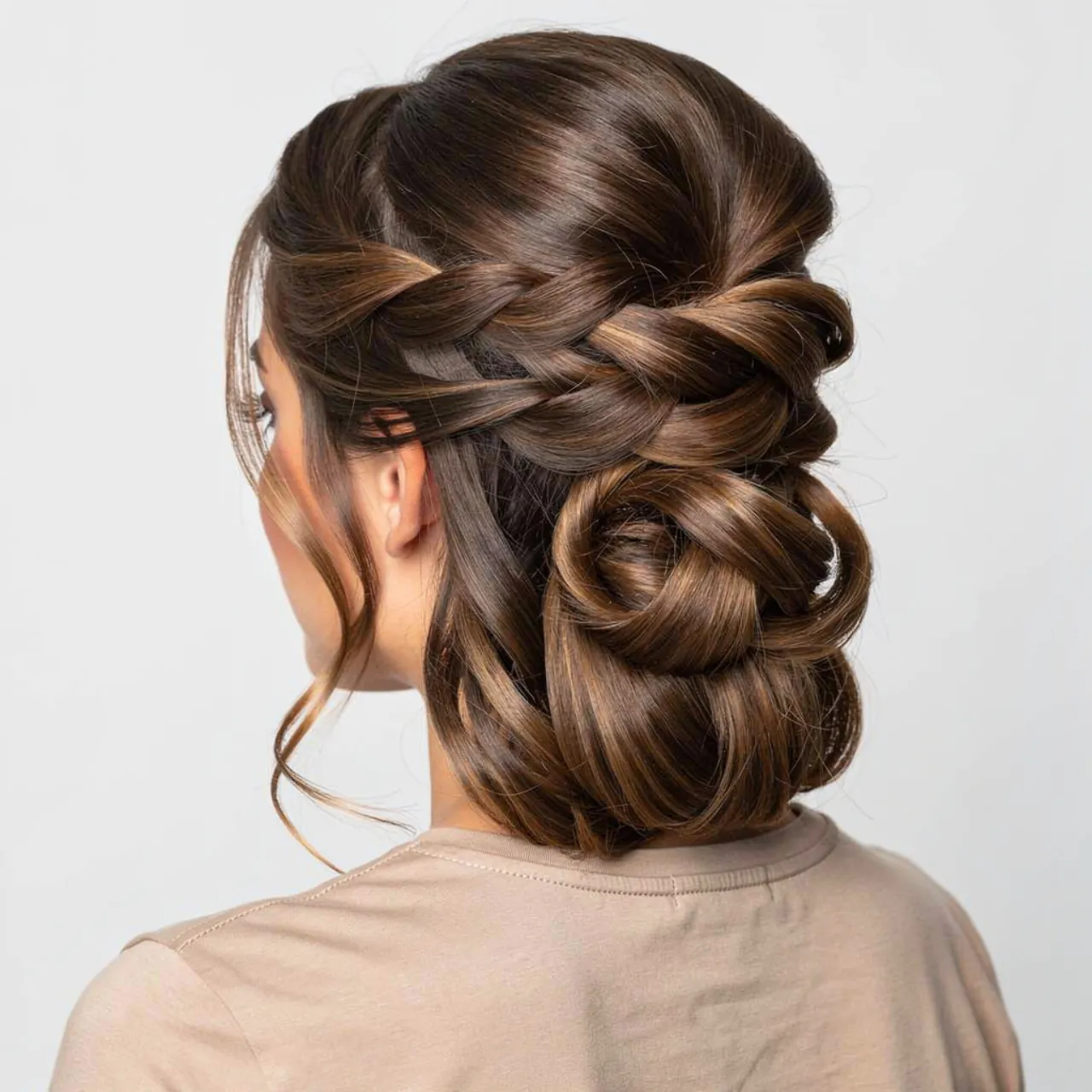 16 Trending Prom Hairstyles for Medium Hair that You,ll Love 3 half up twisted style prom hairstyles for medium h 1