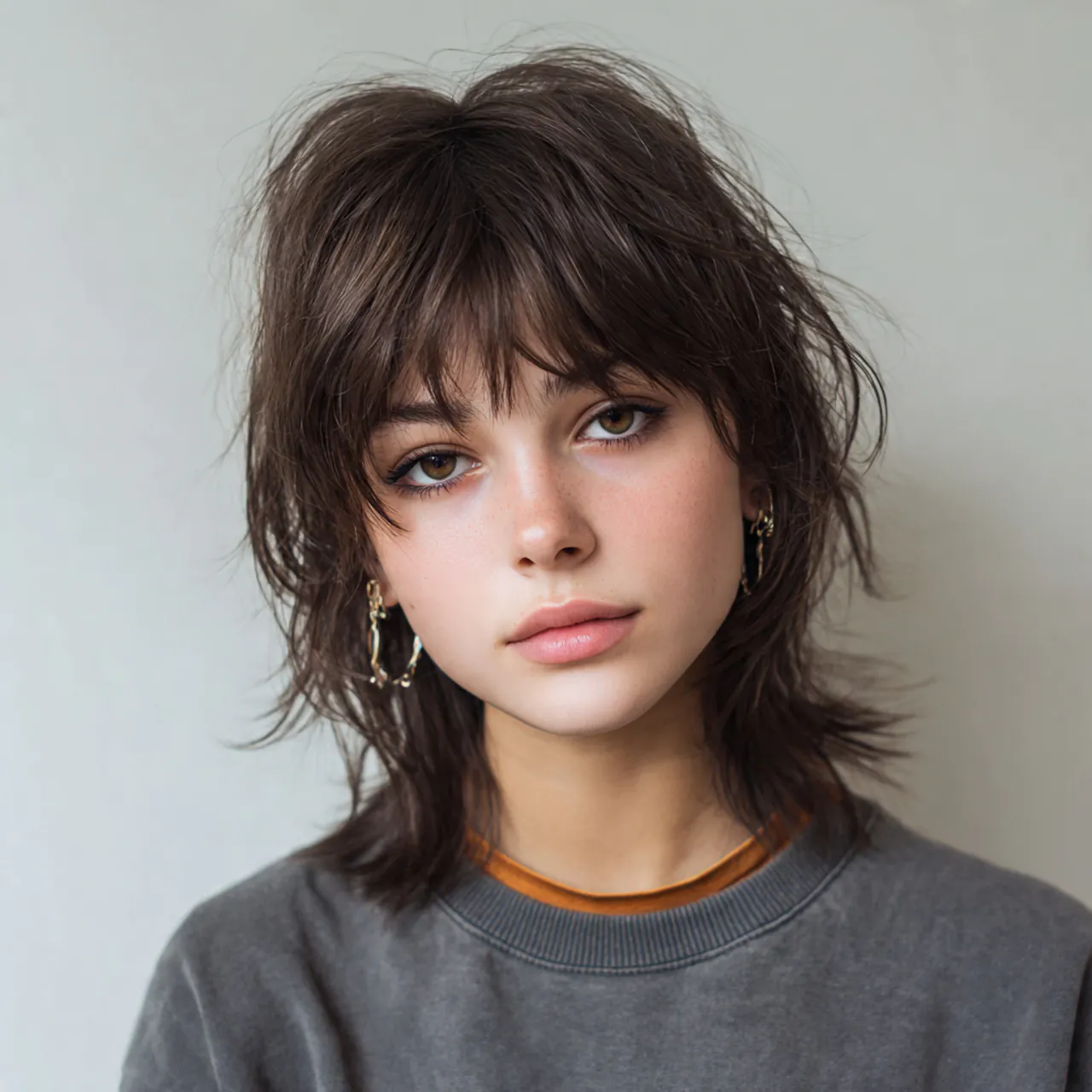 wolf cut women
