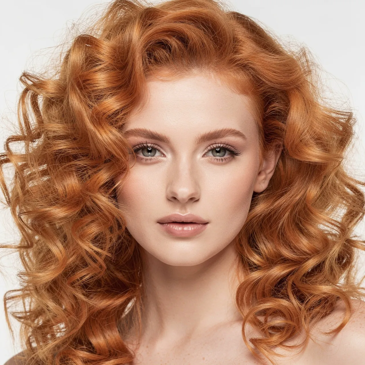 16 Trendy Curly Hair Color Ideas for Every Curl Type 15 portrait of a woman with strawberry blonde curls h