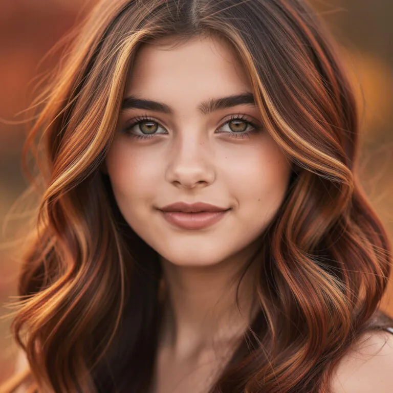 fall hair color for brunettes