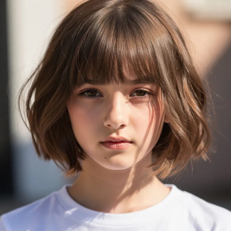 Curtain Bangs Short: 13 Trendy Hairstyles Ideas 20 curtain bangs short