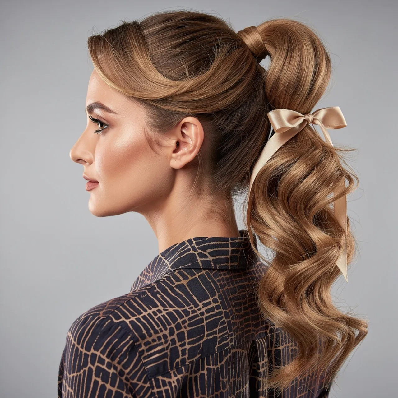 Fancy Ponytail Hairstyles: 15 Trendy Ideas that You’ll Love 8 square portrait focusing on hair fancy ponytail ha