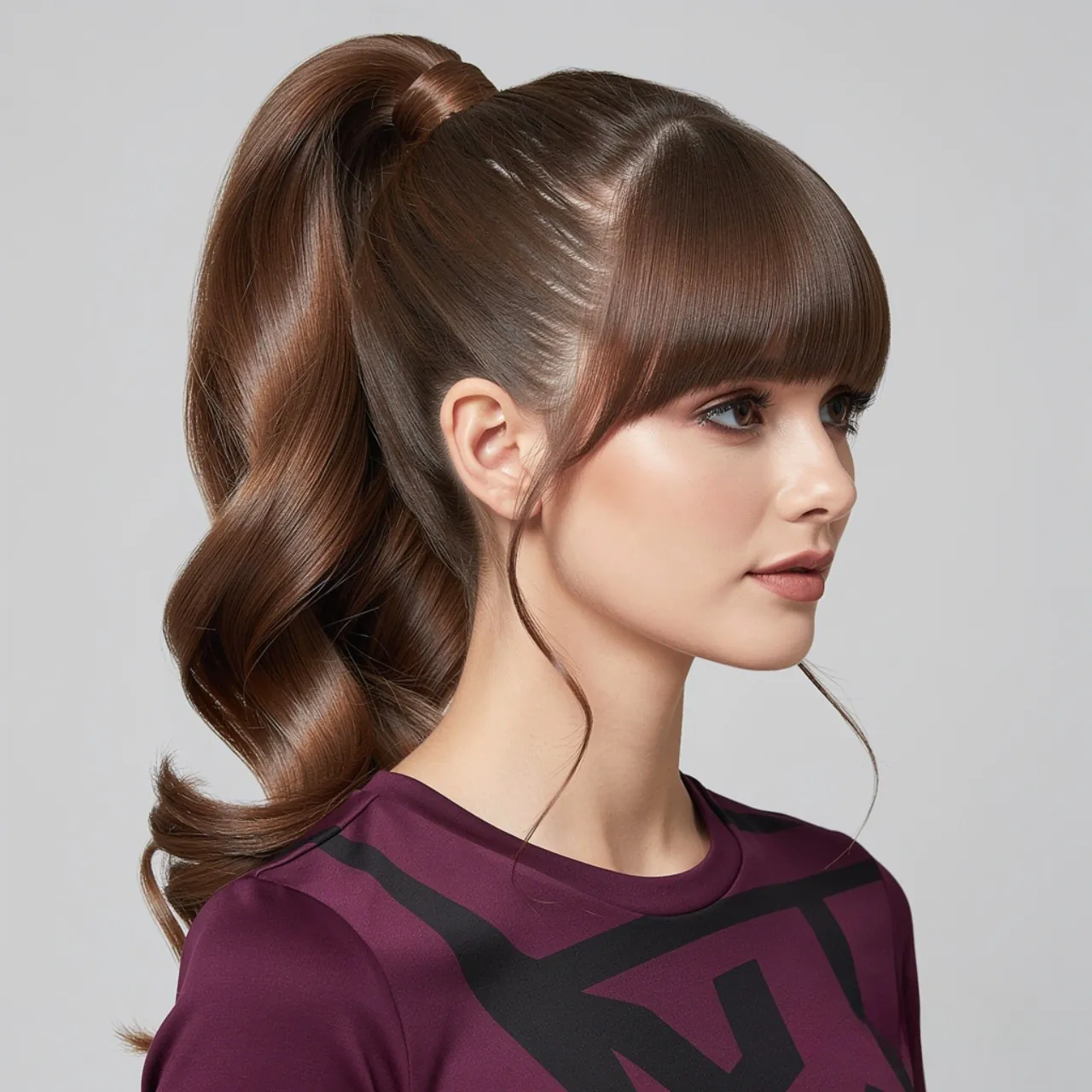 Fancy Ponytail Hairstyles: 15 Trendy Ideas that You’ll Love 13 square portrait focusing on hair showing fancy pon