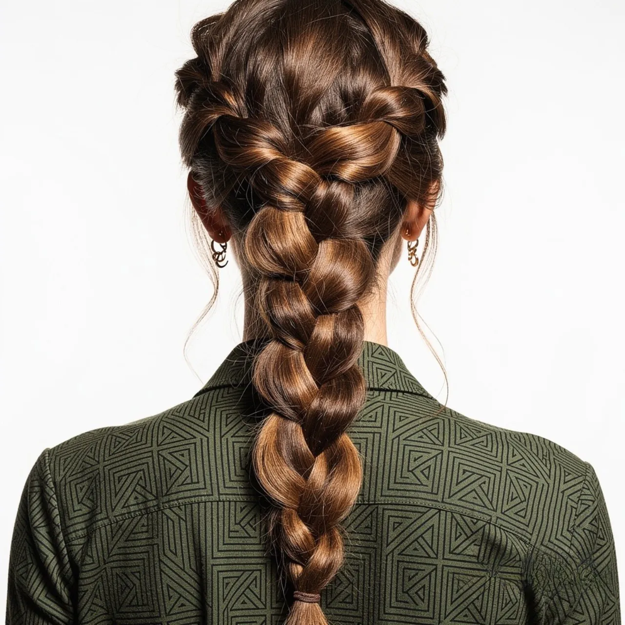 Fancy Ponytail Hairstyles: 15 Trendy Ideas that You’ll Love 11 square portrait focusing on hair showing twisted r