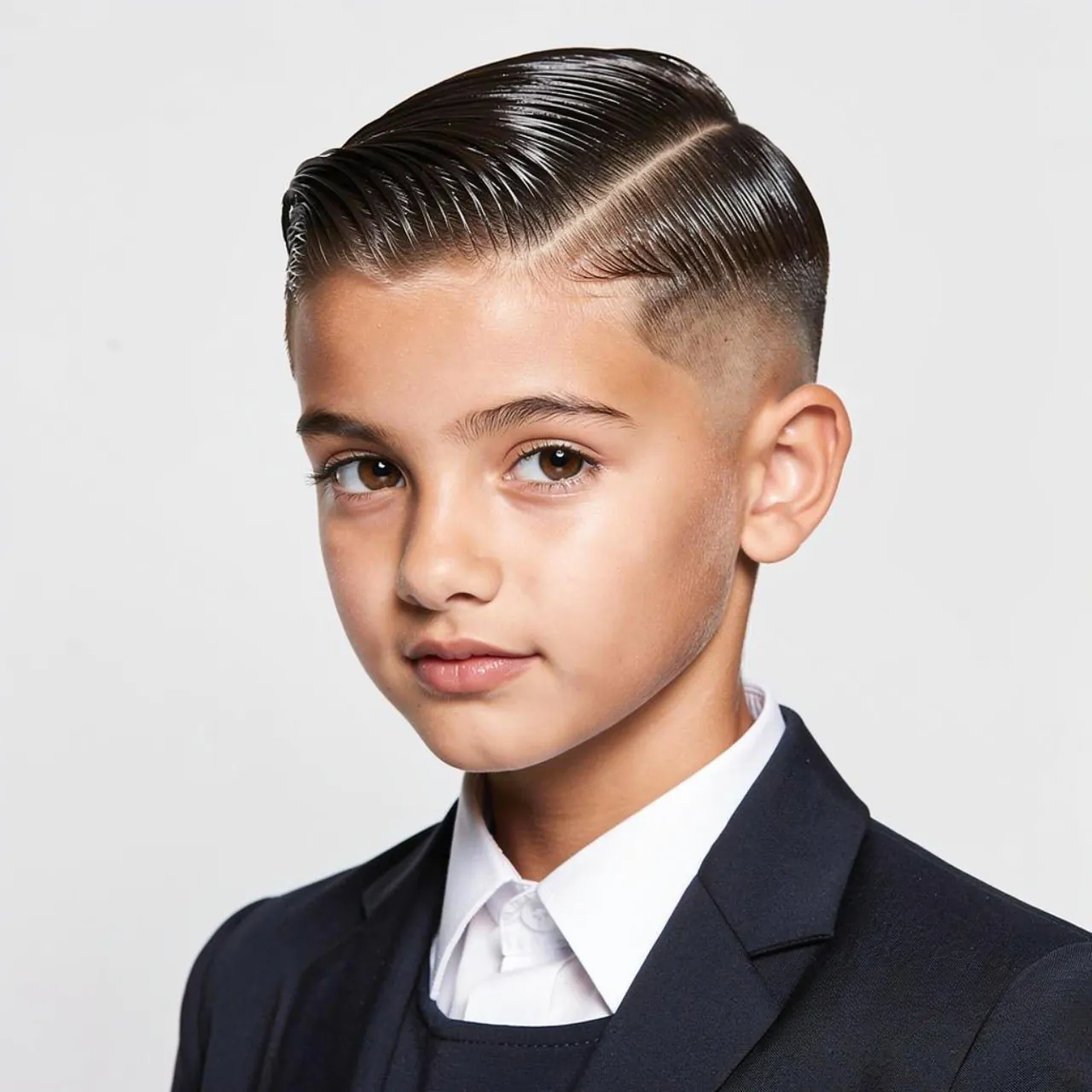 Hairstyles for Short Hair for School: 15 Trendy Ideas that You’ll Love 16 wet look hairstyle for short hair suitable for sch