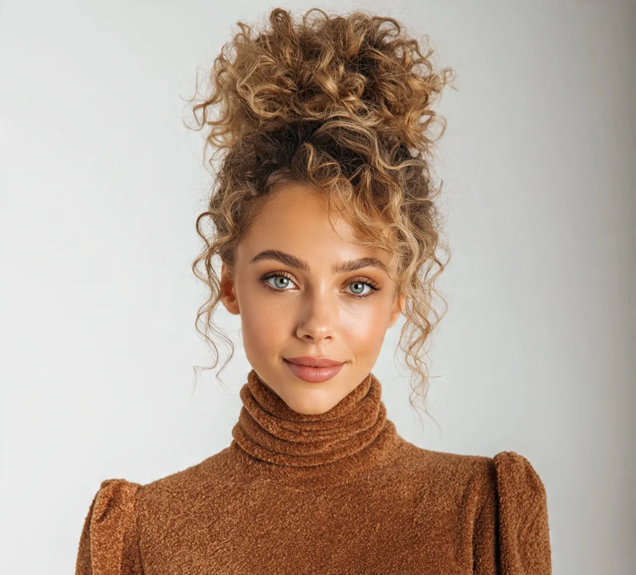 Hairstyles Bun: 15 Trendy Looks for Every Occasion 14 13. Curly Bun Hairstyles