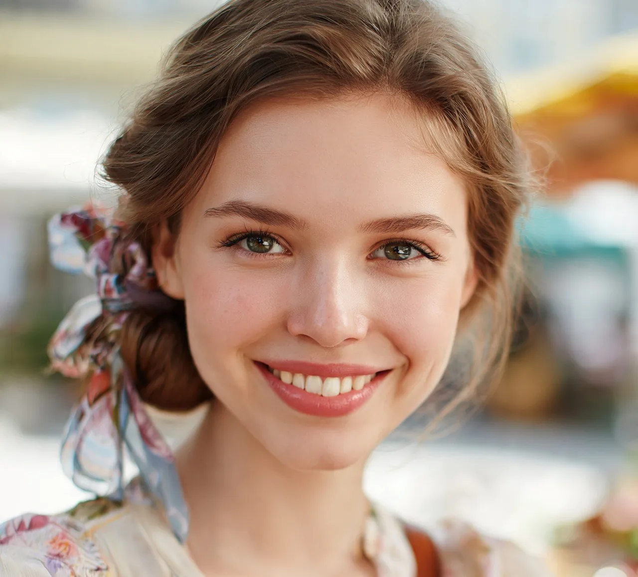 17. Side Bun with Ribbon or Scarf Hairstyles
