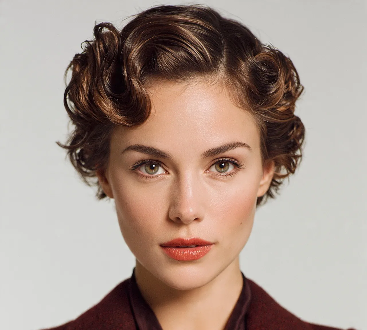 4. Finger Wave Pin Up Style Updo Hairstyles For Short Hair