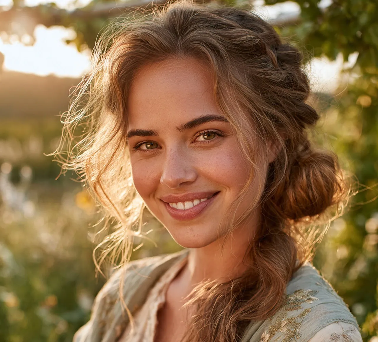 7. Boho Side Bun Hairstyles