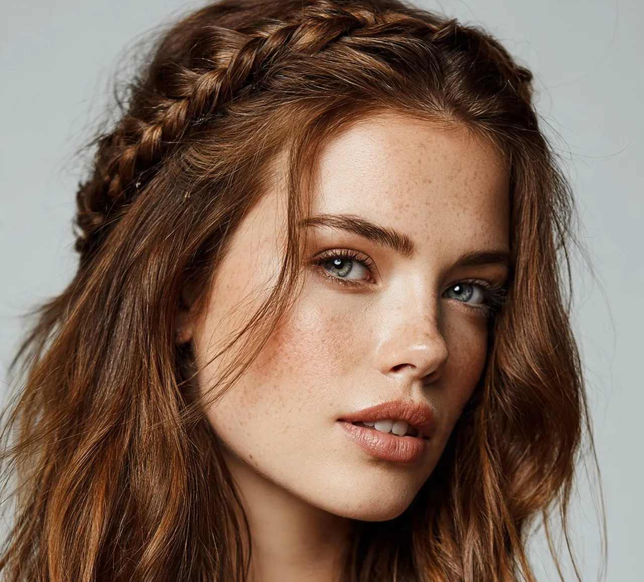 7. Half Up Braided Updo Hairstyle