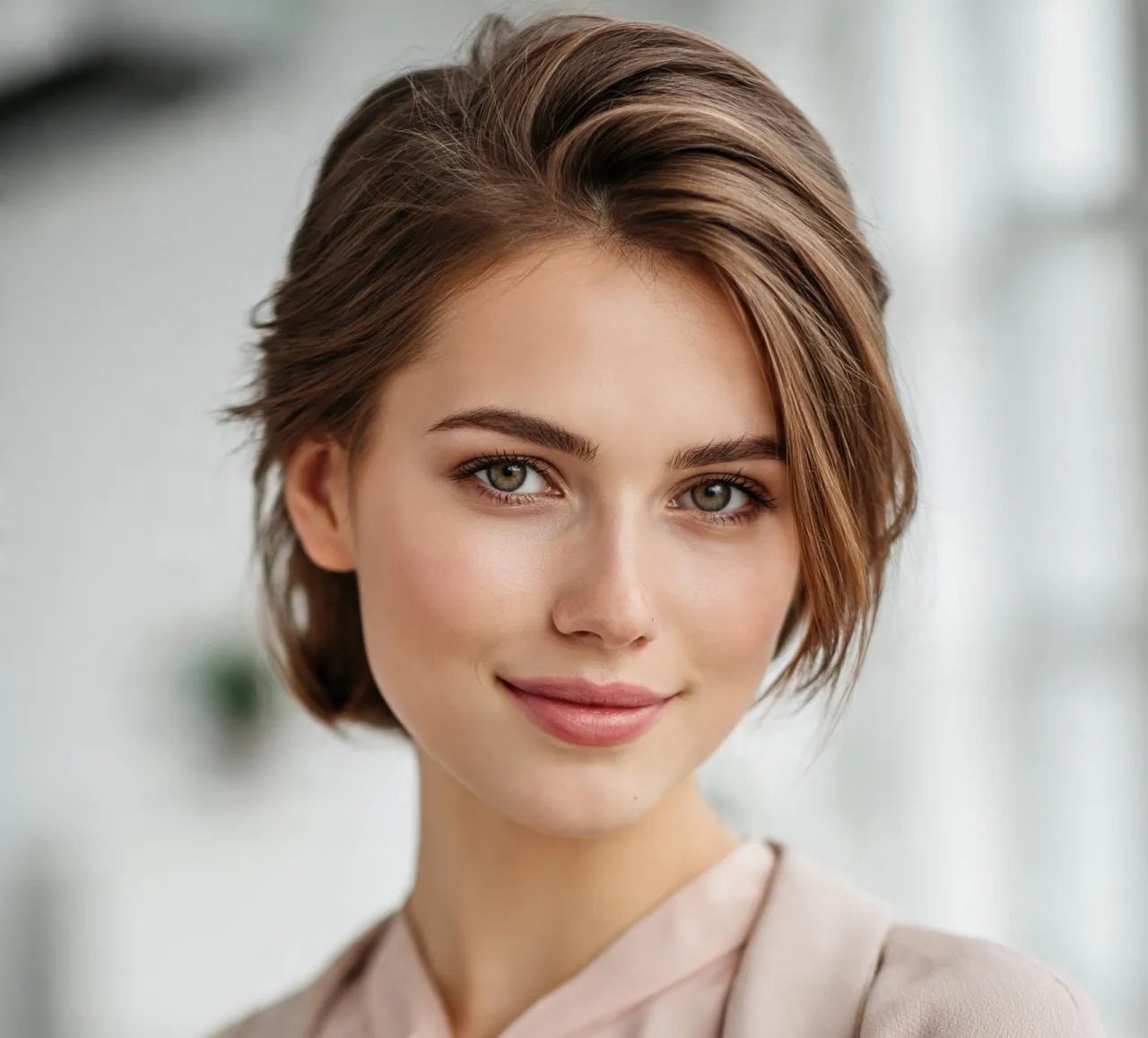 8. Side Bun for Short Hair Hairstyles