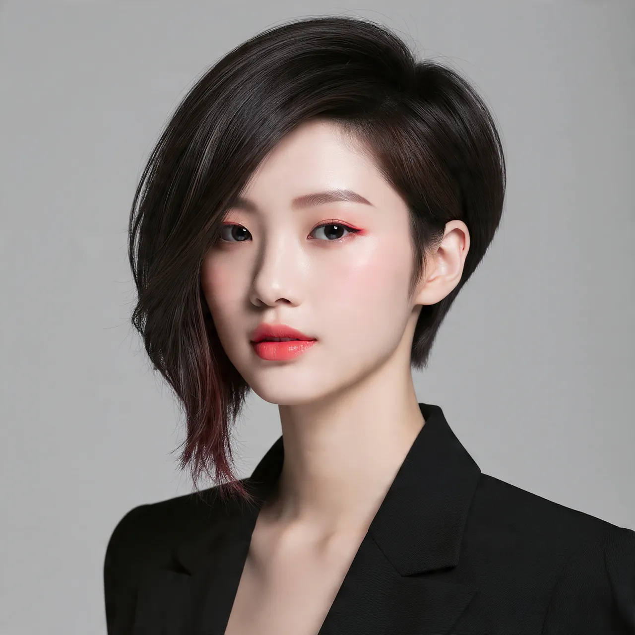 Asymmetrical Angled Bob