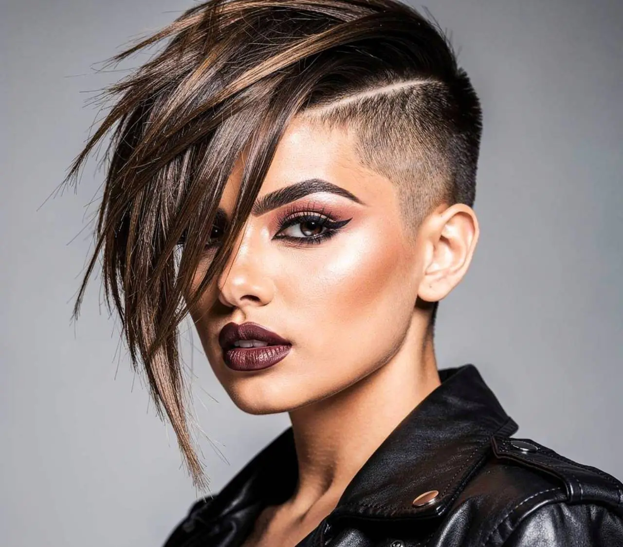 Asymmetrical pixie short quick weave hairstyle for Bold Style