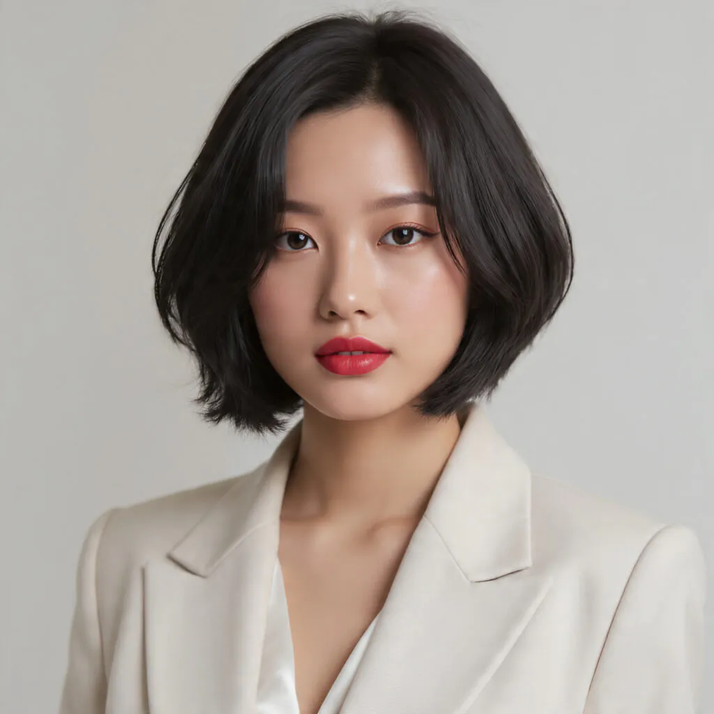 Black Bob with Subtle Layers