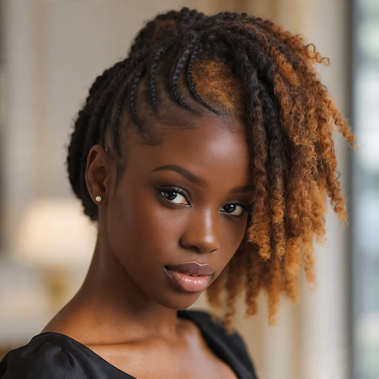 Trending Curly Hairstyles Slick Back: 15 Stunning Looks to Try Now 12 Braided Front With Slicked Back Curls Hairstyle