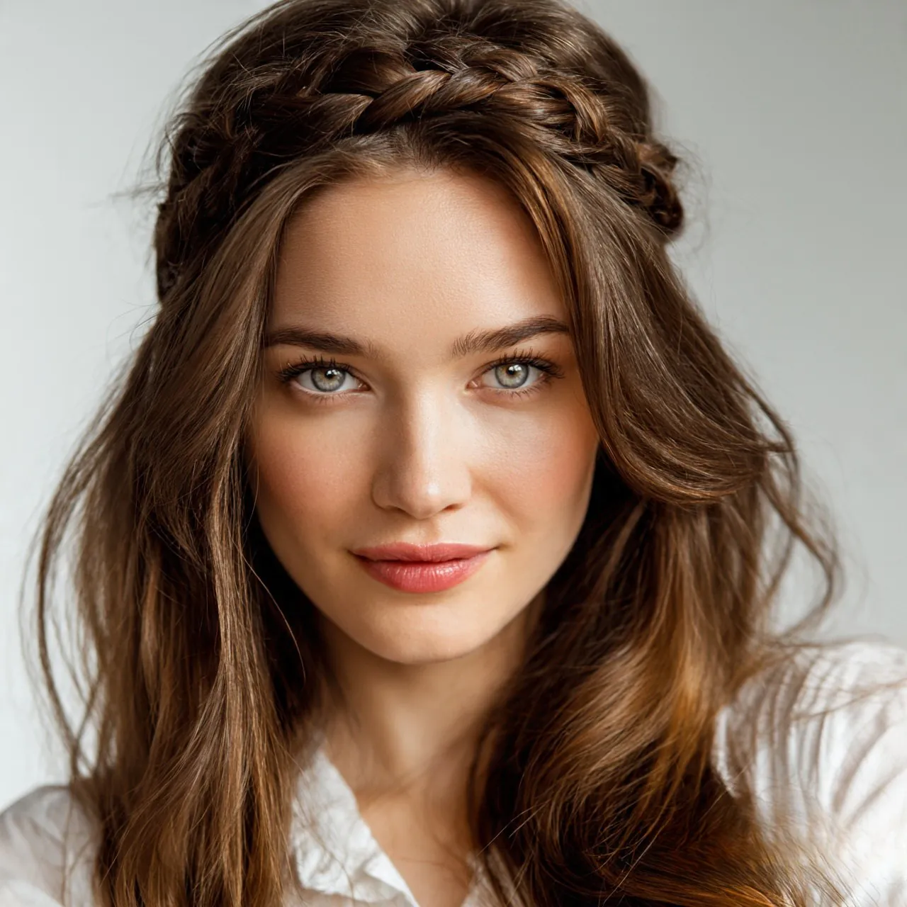 Braided Headband Easy Hairstyle
