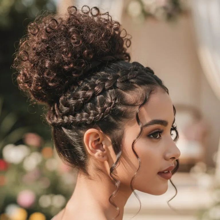 curly hairstyles braids