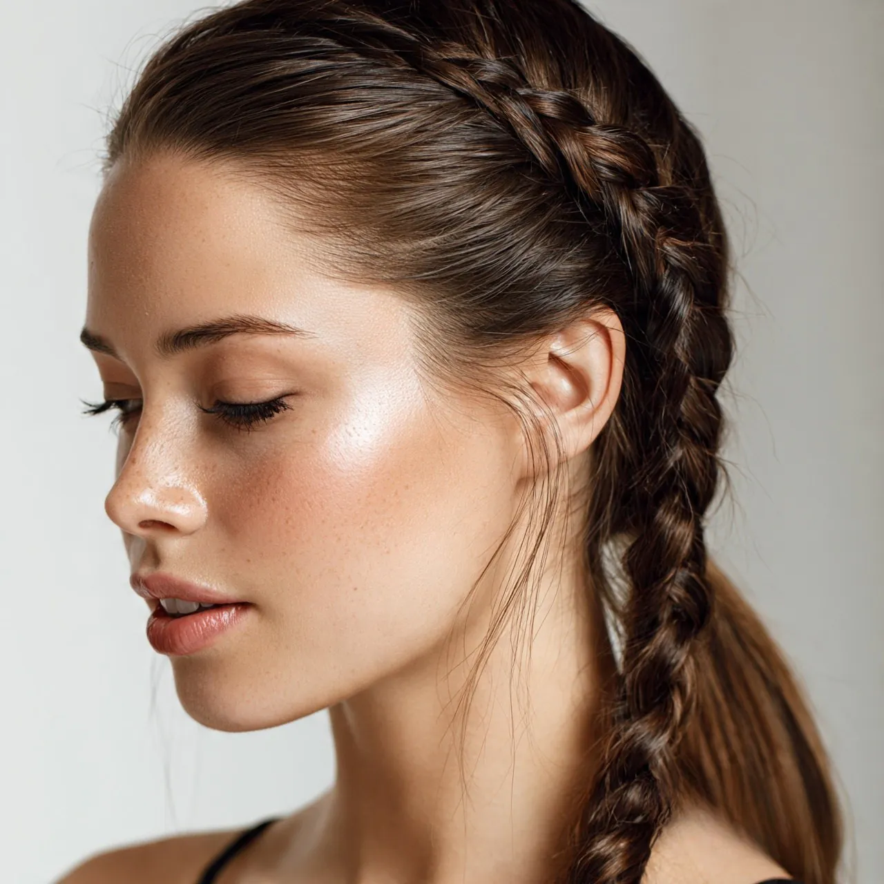 Braided Ponytail Easy Hairstyle