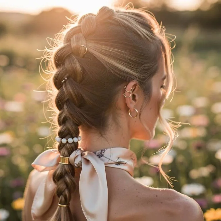 braided hairstyles ponytail