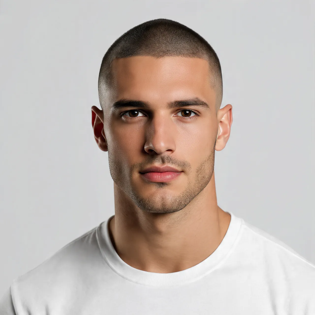 Buzz Cut For Oval Head Hairstyle Men