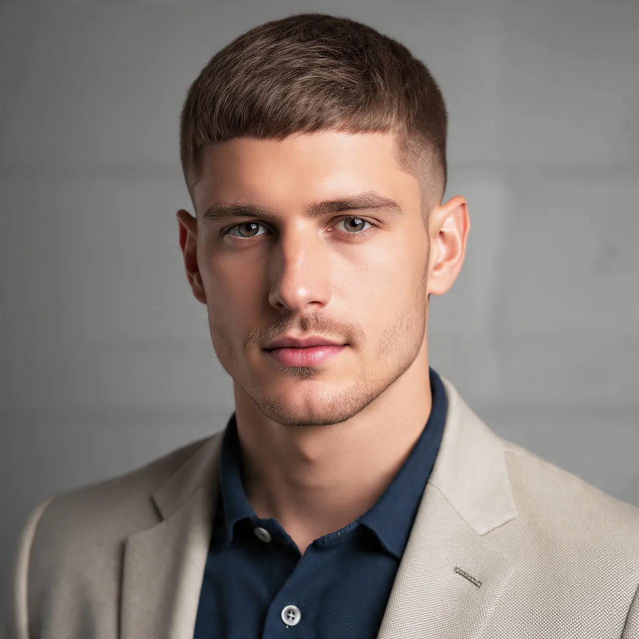 15 Trending Short Hairstyles for Men That Always Look Sharp 11 Caesar Cut For Men