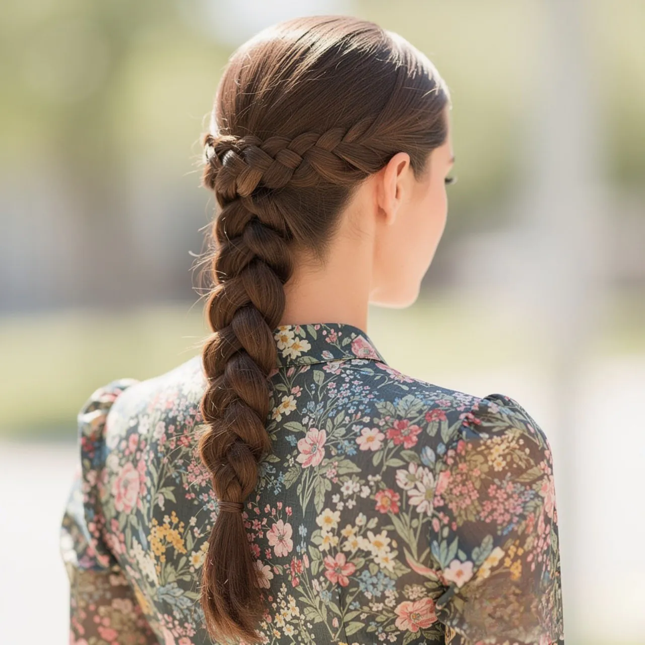 Classic French Braid Summer Hairstyle