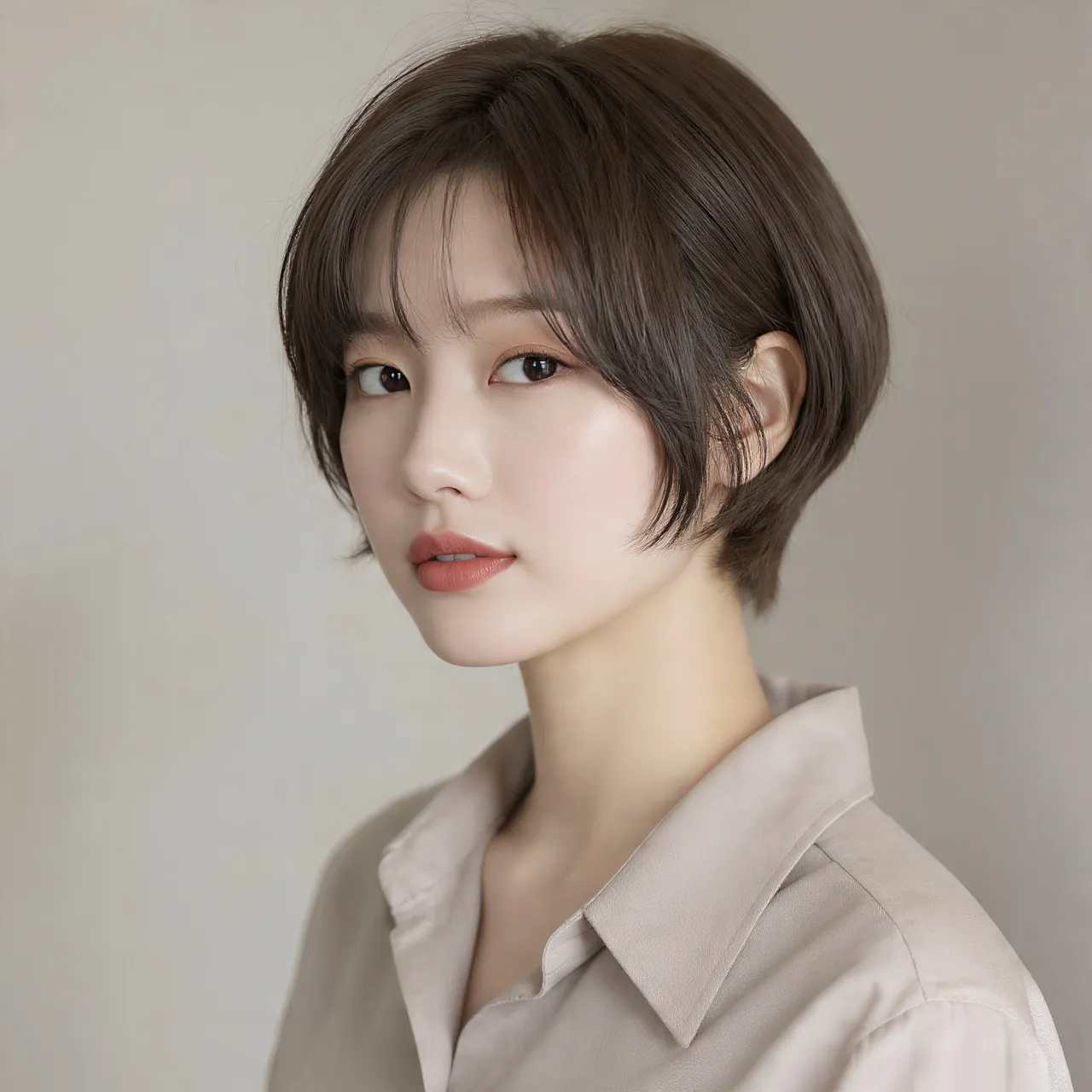 Classic Short Layered Bob Hairstyle