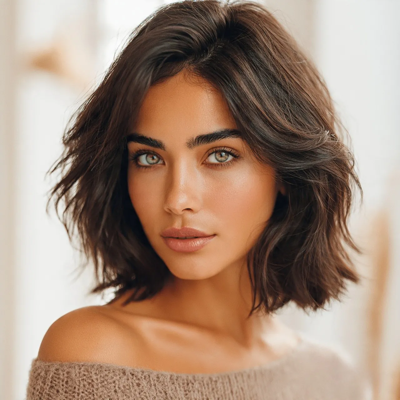 17 Gorgeous Haircut Ideas for Square Face Shapes That Instantly Flatter 8 Clavicle Cut with Waves Haircut Ideas for Square Face