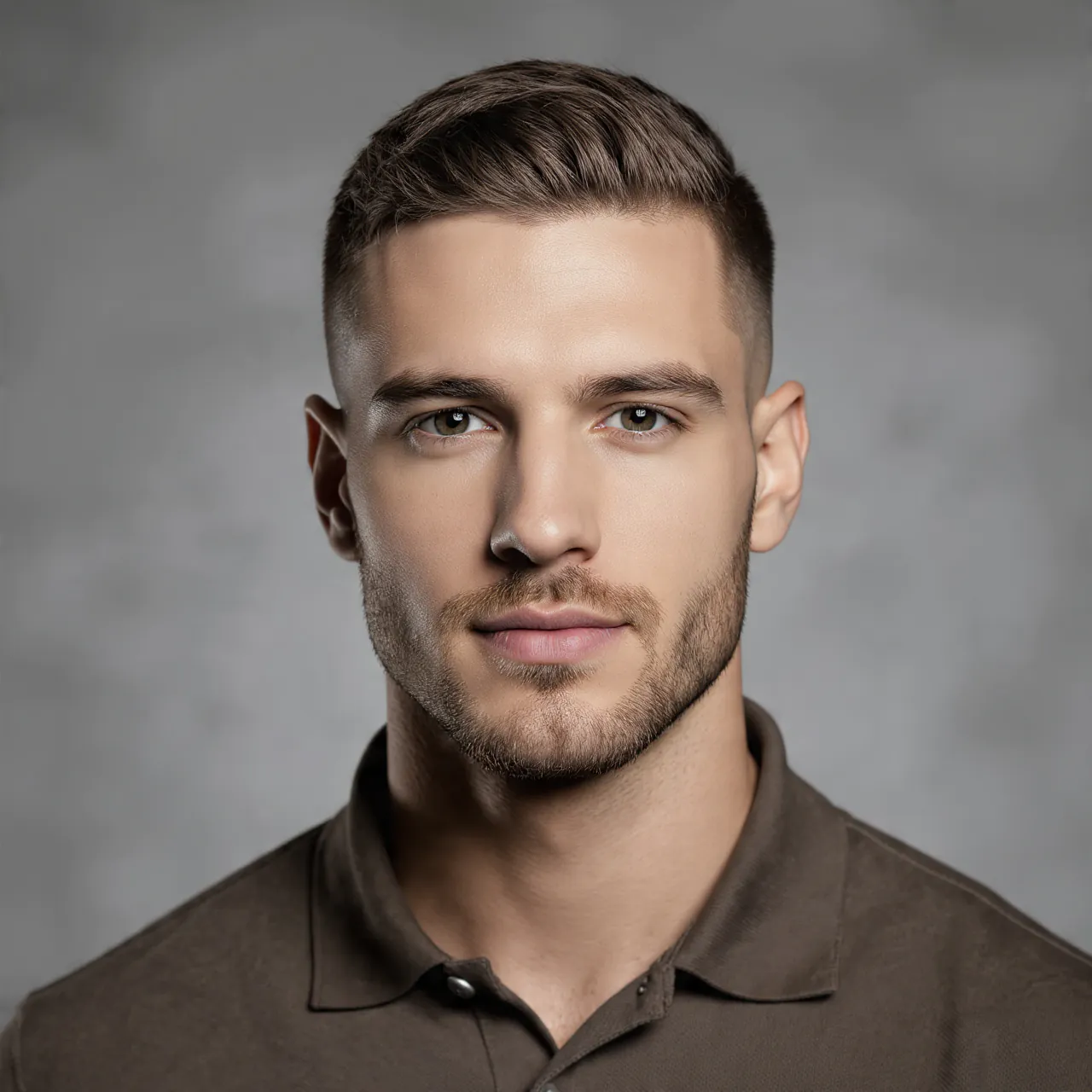 Crew Cut For Oval Head Hairstyle Men