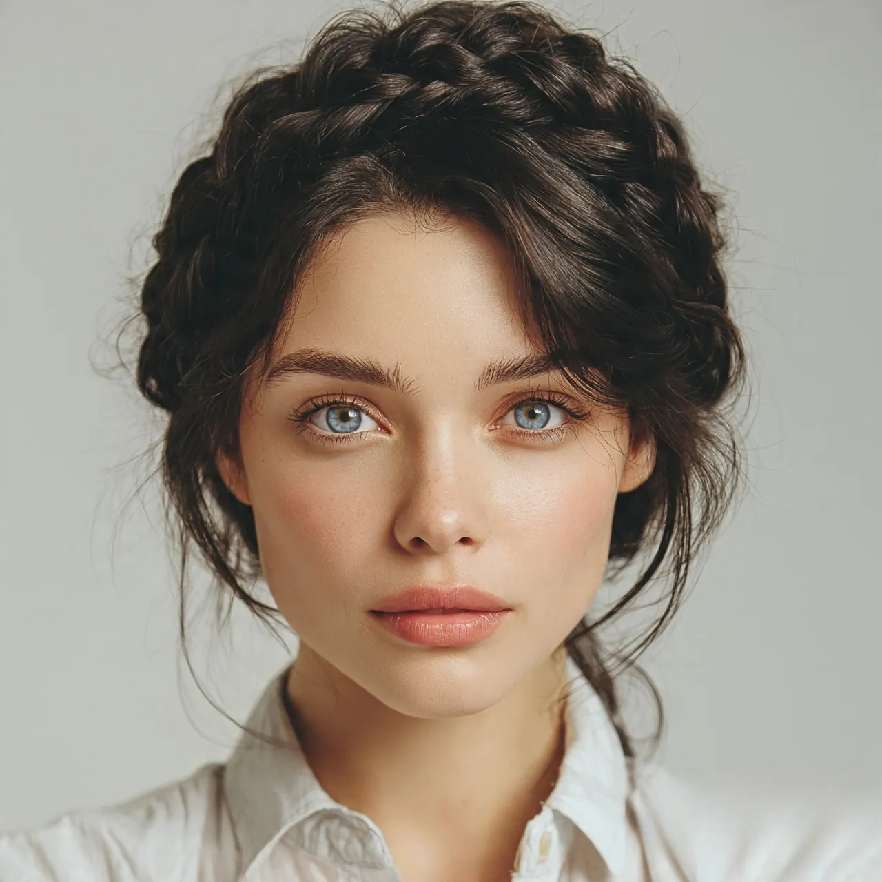 Crown Braid Easy Hairstyle