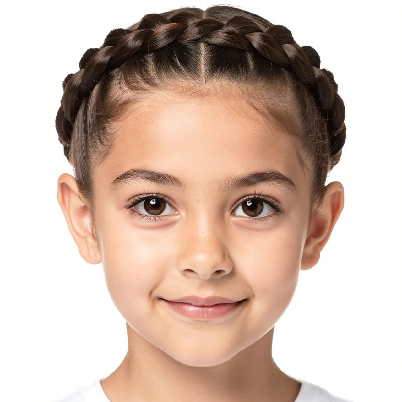 14 Trendy Hairstyles for School Braids That Stay Cute All Day 8 Crown Braid Hairstyles for School