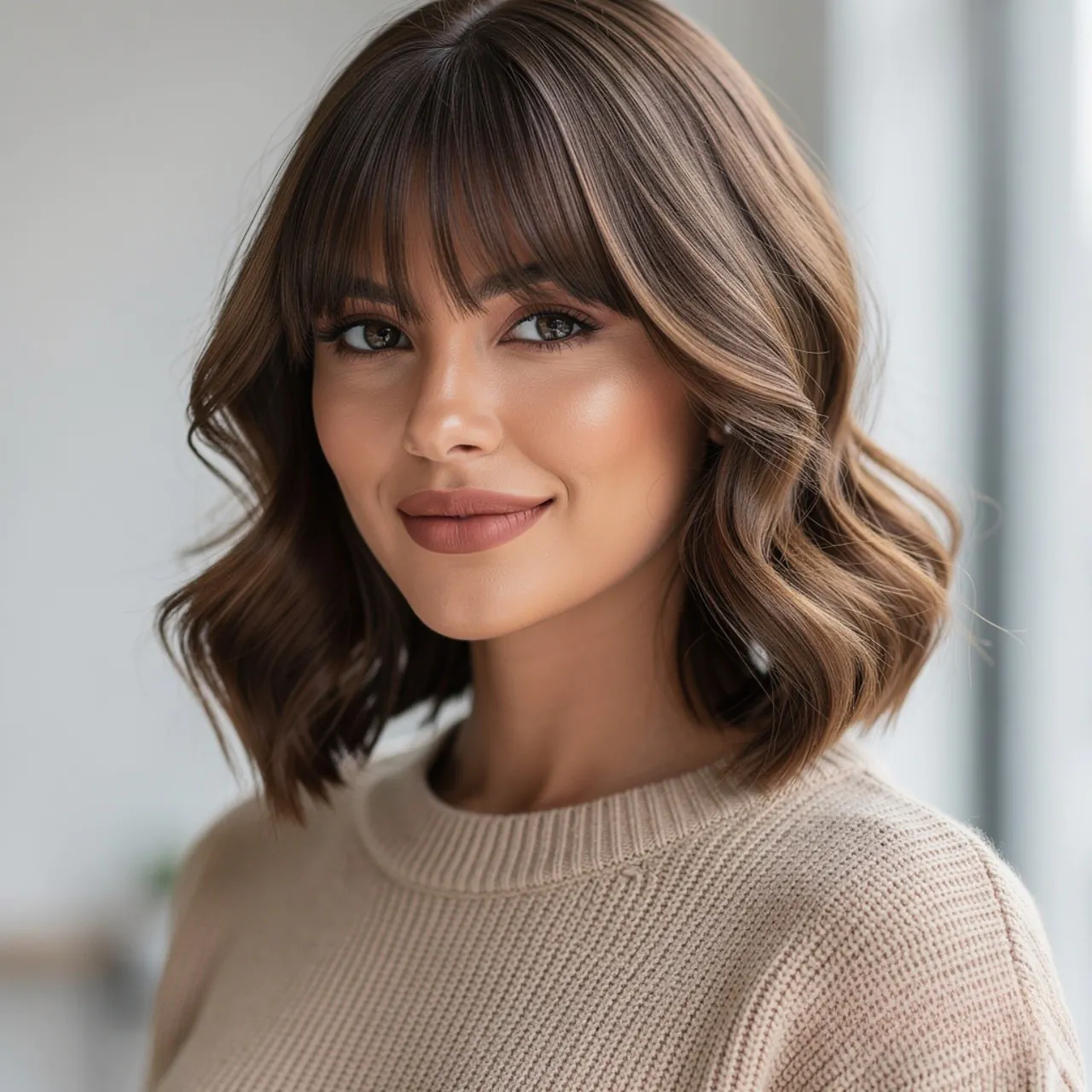 17 Trending Haircut Ideas for Every Hair Type & Face Shape 3 Curtain Bangs Lob Haircut