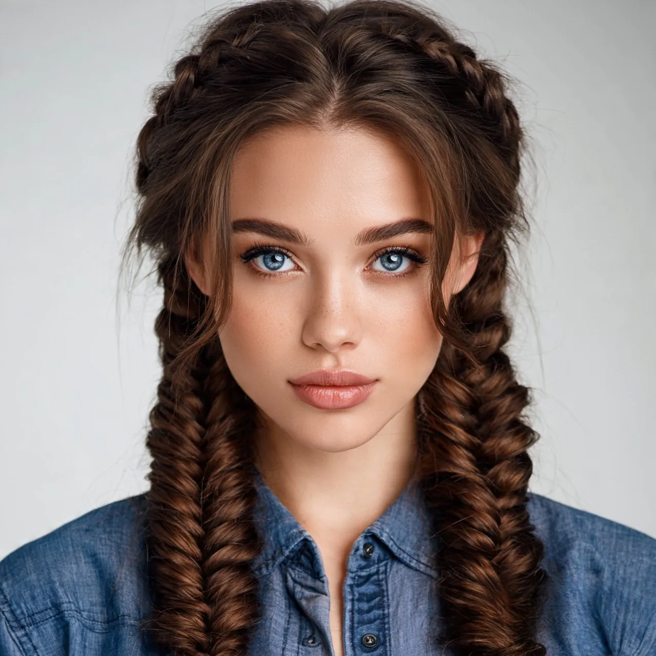 Double Dutch Braids Easy Hairstyle