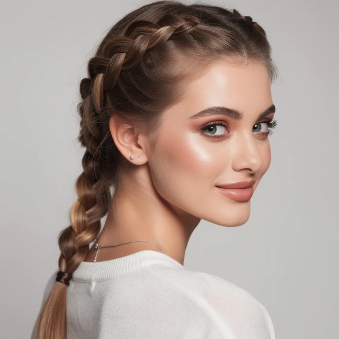 15 Trending Simple Hairstyles for School That Look Stylish All Day 10 French Braid 2