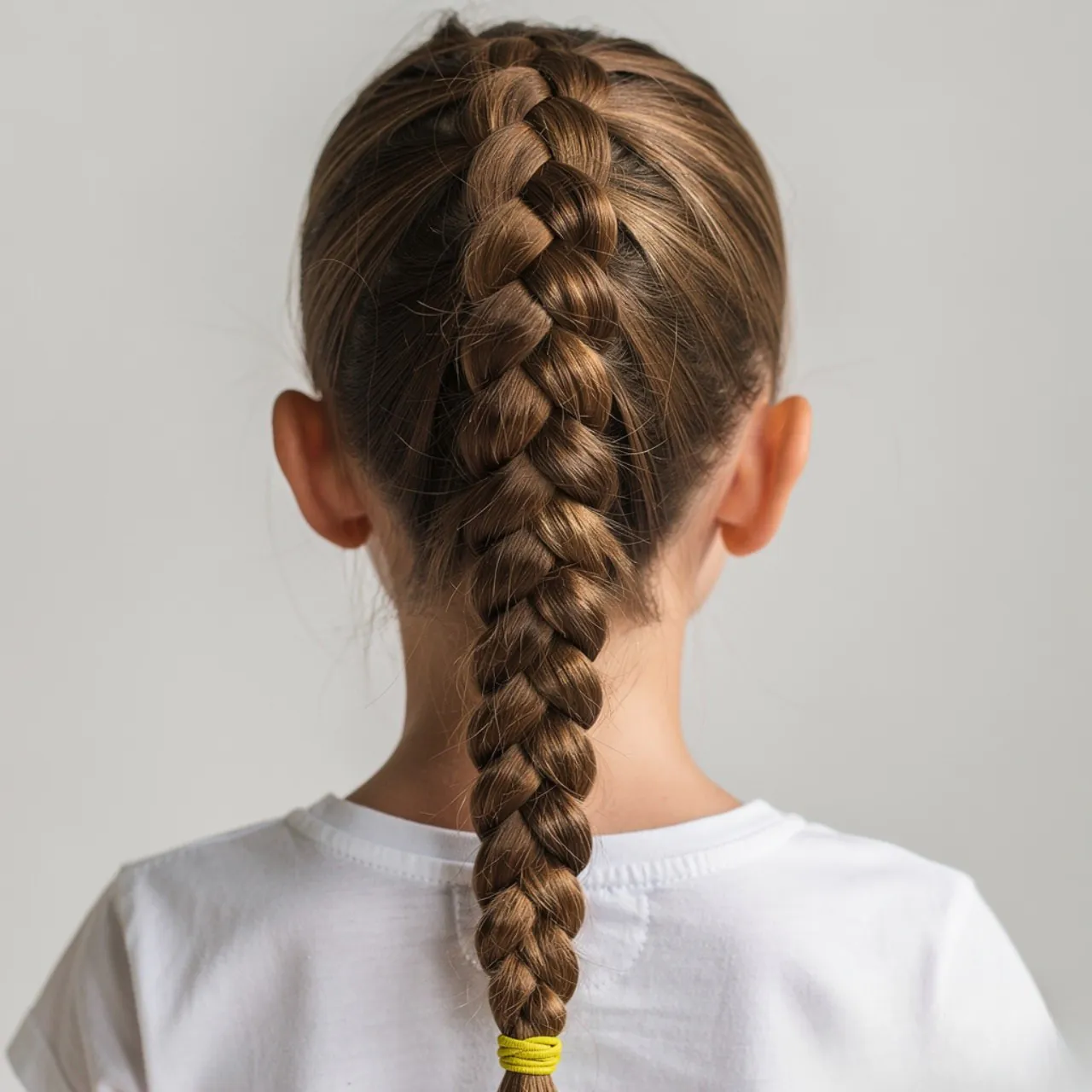 French Braid Hairstyle For School Kids