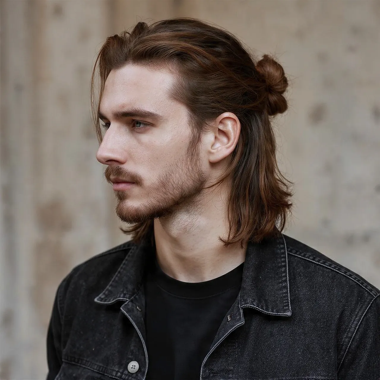 Half Up Half Down For Men