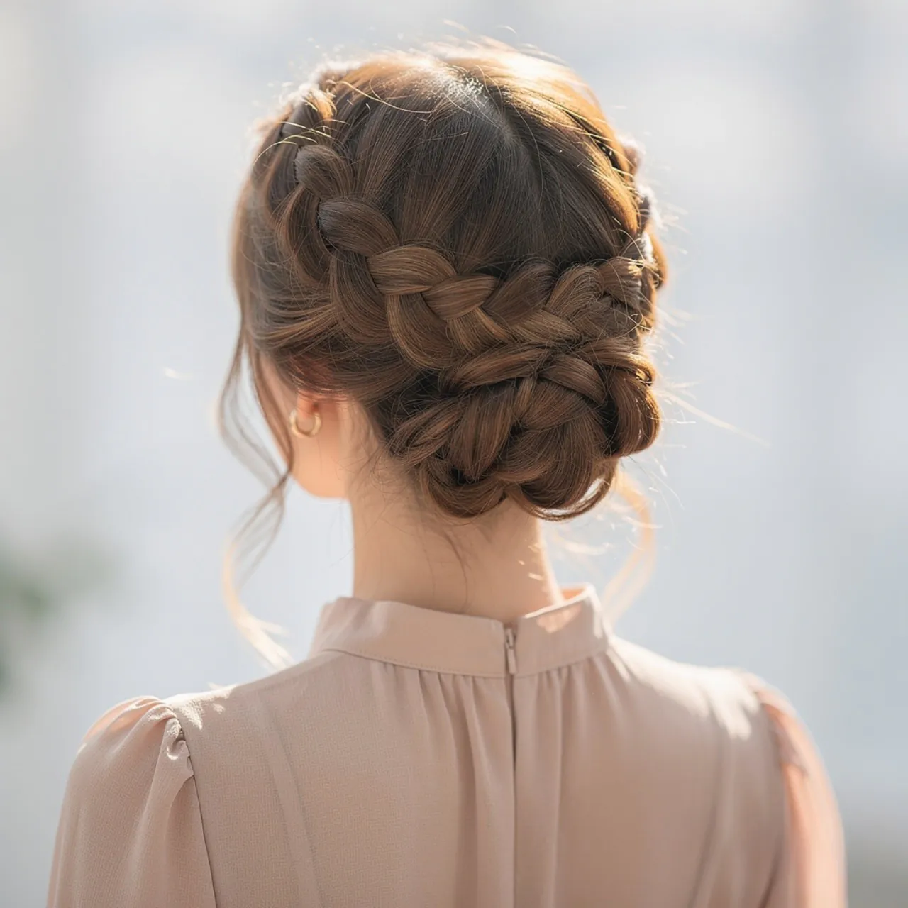 Halo Braid Summer Hairstyle