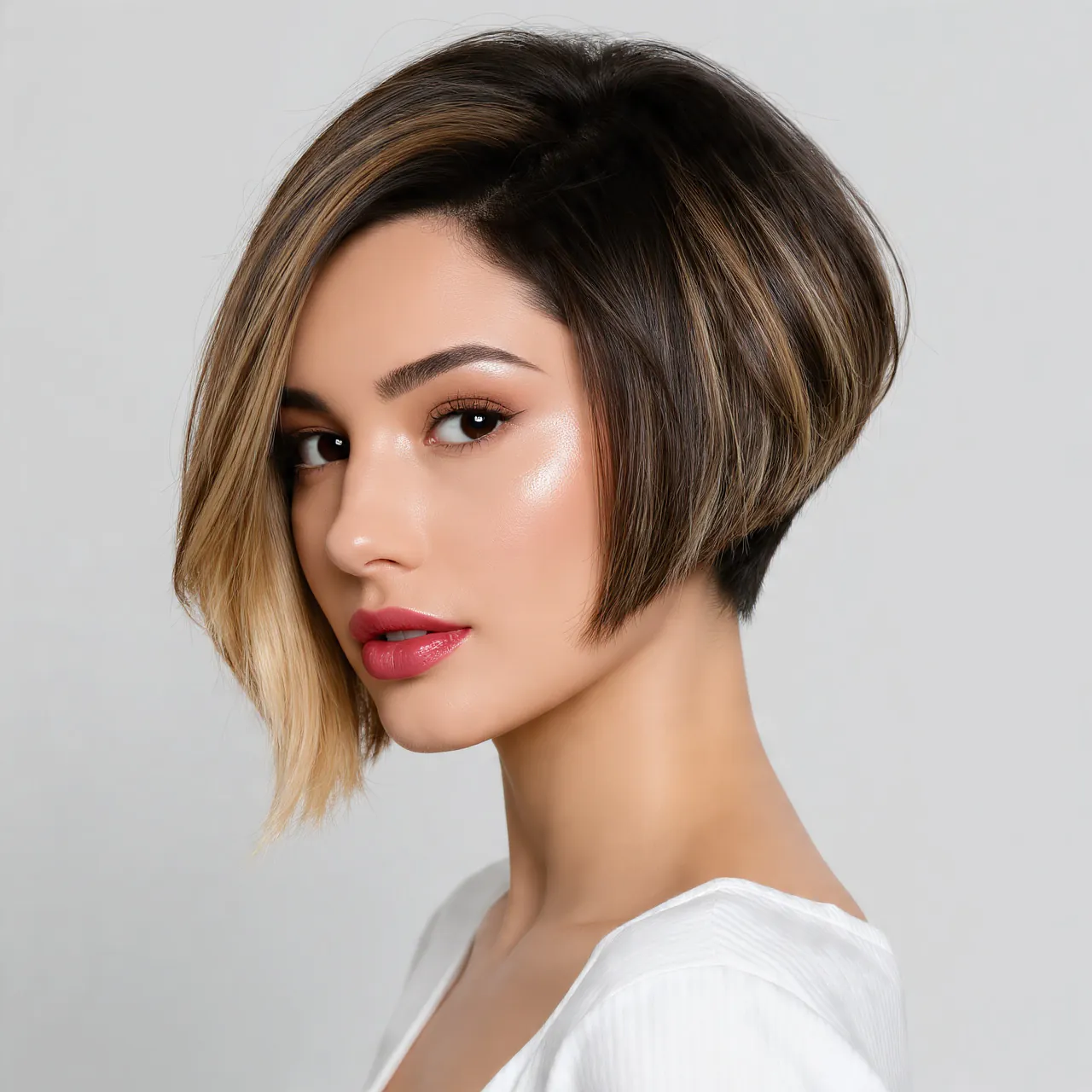 Inverted Bob Hairstyles: 16 Stunning Cuts to Inspire Your Next Salon Visit 12 Inverted Bob with Balayage