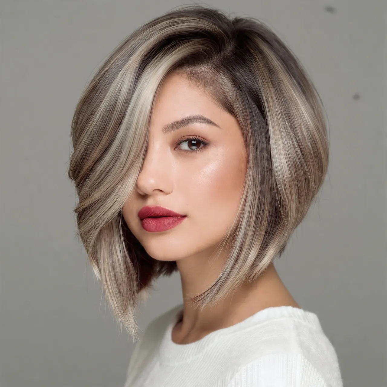 Inverted Bob Hairstyles: 16 Stunning Cuts to Inspire Your Next Salon Visit 9 Inverted Bob with Highlights
