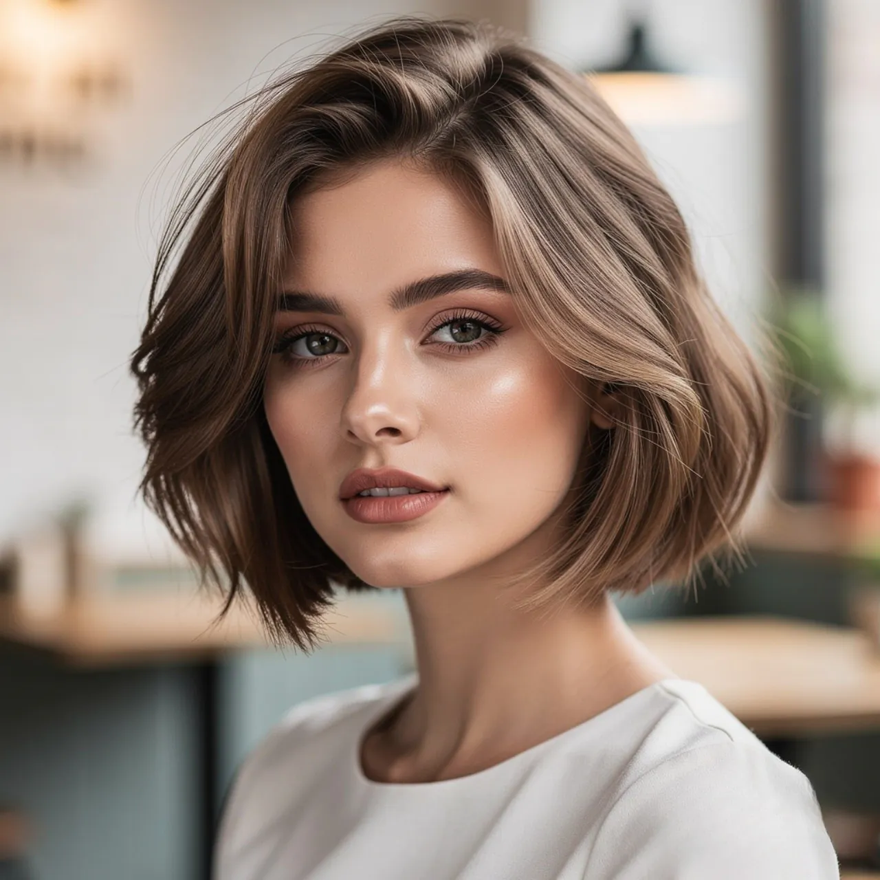 Layered Short Cut Easy Hairstyle